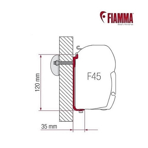 [피아마] F45 킷 AS 400 L - 표준 브라켓(550cm)